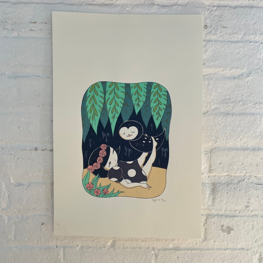 Aya Kakeda: Botanical Girl Prints